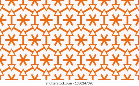 Decorative wallpaper design in shape.Vector abstract background.Modern geometric seamless pattern. for holiday decoration, holiday packaging Vector seamless pattern