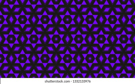 Decorative wallpaper design in shape.Vector abstract background.Modern geometric seamless pattern. for holiday decoration, holiday packaging Vector seamless pattern