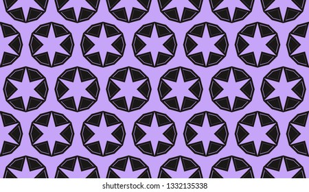 Decorative wallpaper design in shape.Vector abstract background.Modern geometric seamless pattern. for holiday decoration, holiday packaging Vector seamless pattern