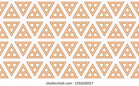 Decorative wallpaper design in shape.Vector abstract background.Modern geometric seamless pattern. for holiday decoration, holiday packaging Vector seamless pattern