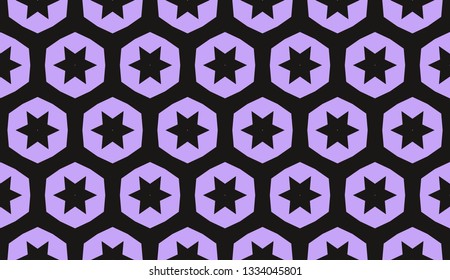 Decorative wallpaper design in shape.Vector abstract background.Modern geometric seamless pattern. for holiday decoration, holiday packaging Vector seamless pattern