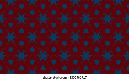 Decorative wallpaper design in shape.Vector abstract background.Modern geometric seamless pattern. for holiday decoration, holiday packaging Vector seamless pattern