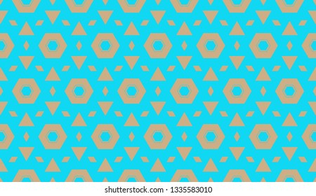 Decorative wallpaper design in shape.Vector abstract background.Modern geometric seamless pattern. for holiday decoration, holiday packaging Vector seamless pattern