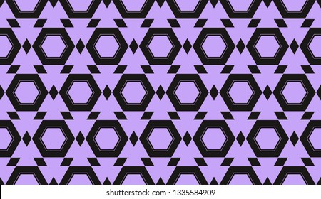 Decorative wallpaper design in shape.Vector abstract background.Modern geometric seamless pattern. for holiday decoration, holiday packaging Vector seamless pattern