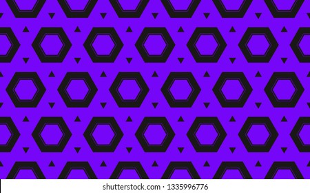 Decorative wallpaper design in shape.Vector abstract background.Modern geometric seamless pattern. for holiday decoration, holiday packaging Vector seamless pattern