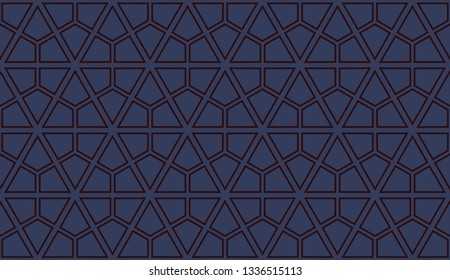 Decorative wallpaper design in shape.Vector abstract background.Modern geometric seamless pattern. for holiday decoration, holiday packaging Vector seamless pattern