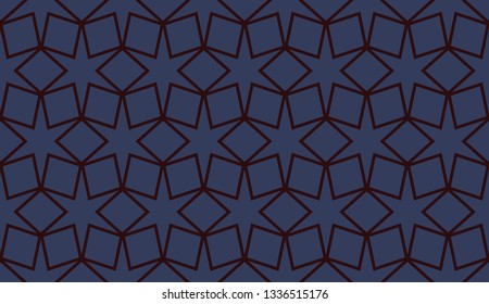 Decorative wallpaper design in shape.Vector abstract background.Modern geometric seamless pattern. for holiday decoration, holiday packaging Vector seamless pattern