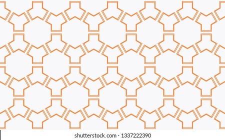Decorative wallpaper design in shape.Vector abstract background.Modern geometric seamless pattern. for holiday decoration, holiday packaging Vector seamless pattern