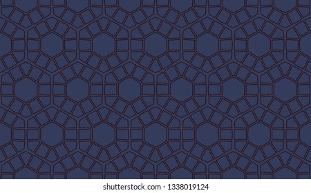 Decorative wallpaper design in shape.Vector abstract background.Modern geometric seamless pattern. for holiday decoration, holiday packaging Vector seamless pattern