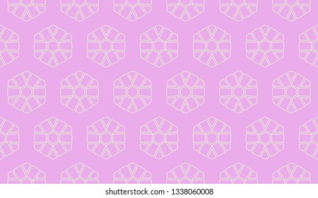 Decorative wallpaper design in shape.Vector abstract background.Modern geometric seamless pattern. for holiday decoration, holiday packaging Vector seamless pattern