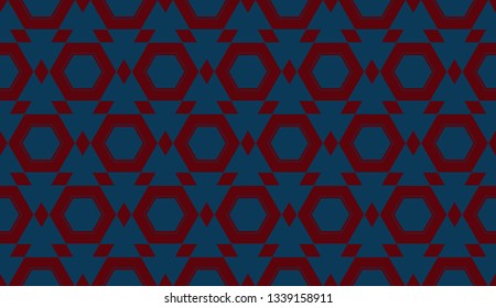 Decorative wallpaper design in shape.Vector abstract background.Modern geometric seamless pattern. for holiday decoration, holiday packaging Vector seamless pattern