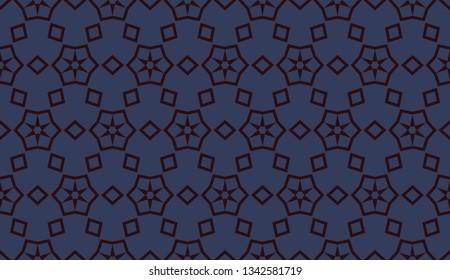 Decorative wallpaper design in shape.Vector abstract background.Modern geometric seamless pattern. for holiday decoration, holiday packaging Vector seamless pattern