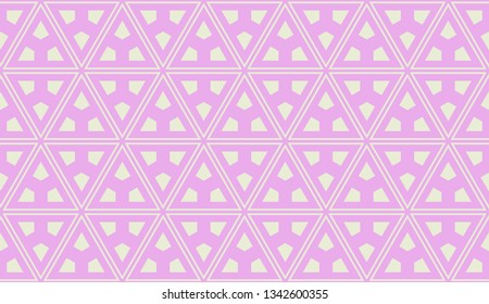 Decorative wallpaper design in shape.Vector abstract background.Modern geometric seamless pattern. for holiday decoration, holiday packaging Vector seamless pattern