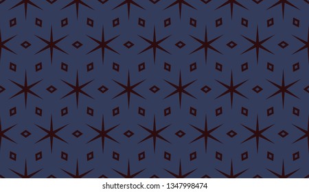 Decorative wallpaper design in shape.Vector abstract background.Modern geometric seamless pattern. for holiday decoration, holiday packaging Vector seamless pattern