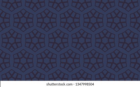 Decorative wallpaper design in shape.Vector abstract background.Modern geometric seamless pattern. for holiday decoration, holiday packaging Vector seamless pattern