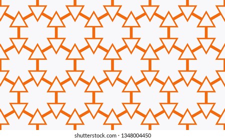 Decorative wallpaper design in shape.Vector abstract background.Modern geometric seamless pattern. for holiday decoration, holiday packaging Vector seamless pattern