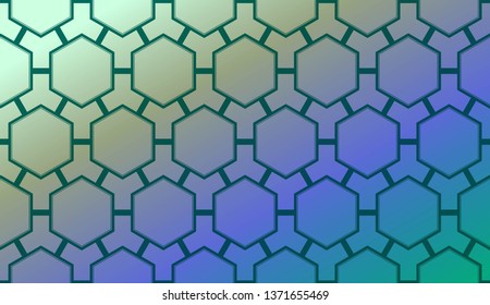 Decorative wallpaper design in shape.Vector abstract background.Modern geometric seamless pattern. For design, page fill, wallpaper