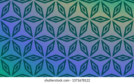 Decorative wallpaper design in shape.Vector abstract background.Modern geometric seamless pattern. For design, page fill, wallpaper