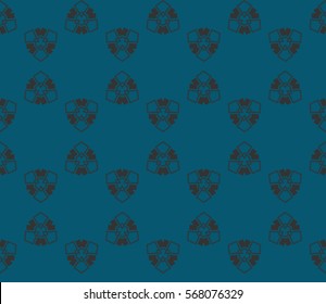 Decorative wallpaper design in shape.Vector abstract background.