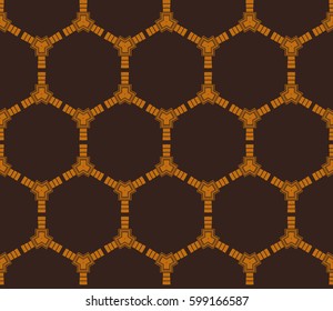 Decorative wallpaper design in shape.Vector abstract background.