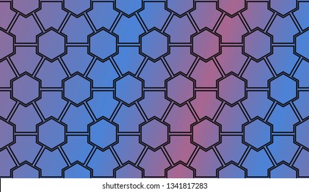 Decorative wallpaper design in shape.Vector background.