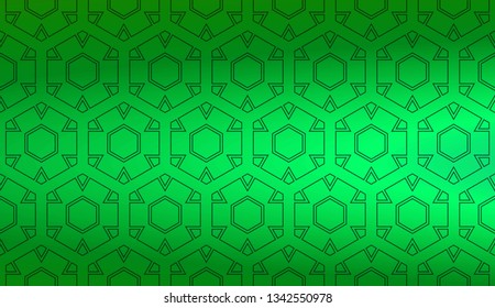 Decorative wallpaper design in shape.Vector background.