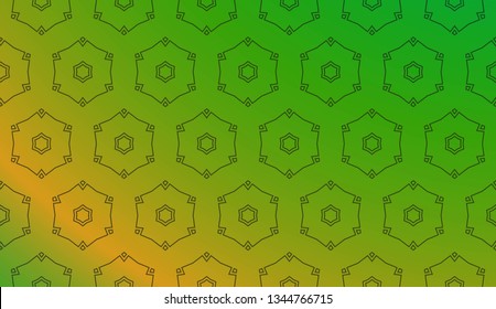 Decorative wallpaper design in shape.Vector background.