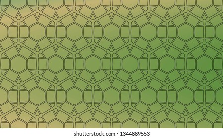 Decorative wallpaper design in shape.Vector background.