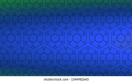 Decorative wallpaper design in shape.Vector background.