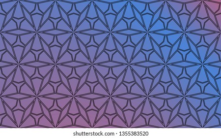Decorative wallpaper design in shape.Vector background.