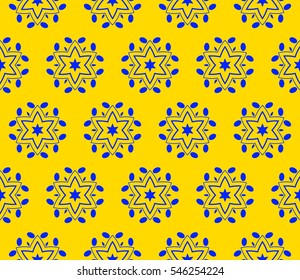Decorative wallpaper design in shape.Vector seamless pattern.