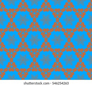 Decorative wallpaper design in shape.Vector seamless pattern.