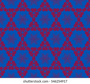 Decorative wallpaper design in shape.Vector seamless pattern.