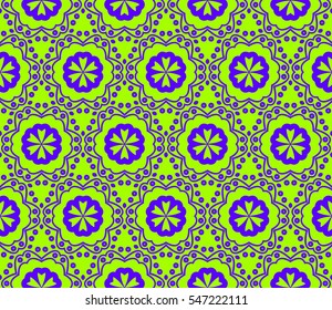 Decorative wallpaper design in shape.Vector seamless pattern.