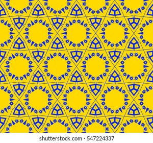Decorative wallpaper design in shape.Vector seamless pattern.