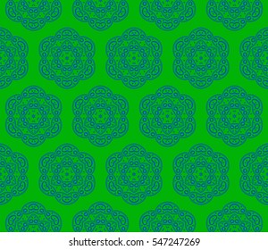 Decorative wallpaper design in shape.Vector seamless pattern.