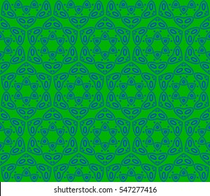 Decorative wallpaper design in shape.Vector seamless pattern.