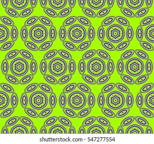 Decorative wallpaper design in shape.Vector seamless pattern.
