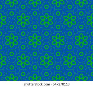 Decorative wallpaper design in shape.Vector seamless pattern.