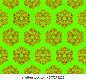 Decorative wallpaper design in shape.Vector seamless pattern.