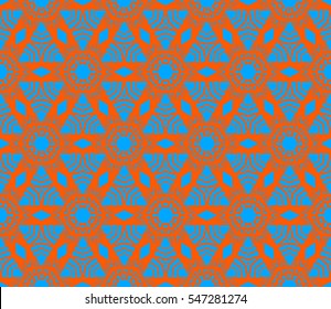 Decorative wallpaper design in shape.Vector seamless pattern.