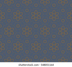 Decorative wallpaper design in shape.Vector seamless pattern.