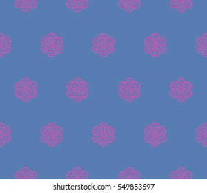 Decorative wallpaper design in shape.Vector seamless pattern.