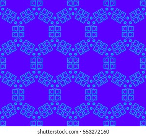 Decorative wallpaper design in shape.Vector seamless pattern.