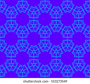 Decorative wallpaper design in shape.Vector seamless pattern.