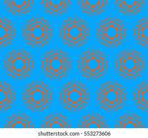 Decorative wallpaper design in shape.Vector seamless pattern.