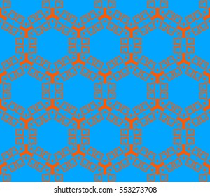 Decorative wallpaper design in shape.Vector seamless pattern.