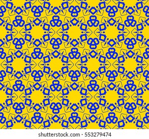 Decorative wallpaper design in shape.Vector seamless pattern.