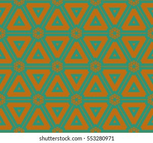 Decorative wallpaper design in shape.Vector seamless pattern.