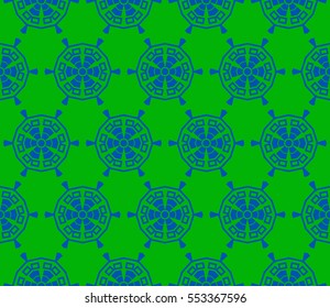 Decorative wallpaper design in shape.Vector seamless pattern.